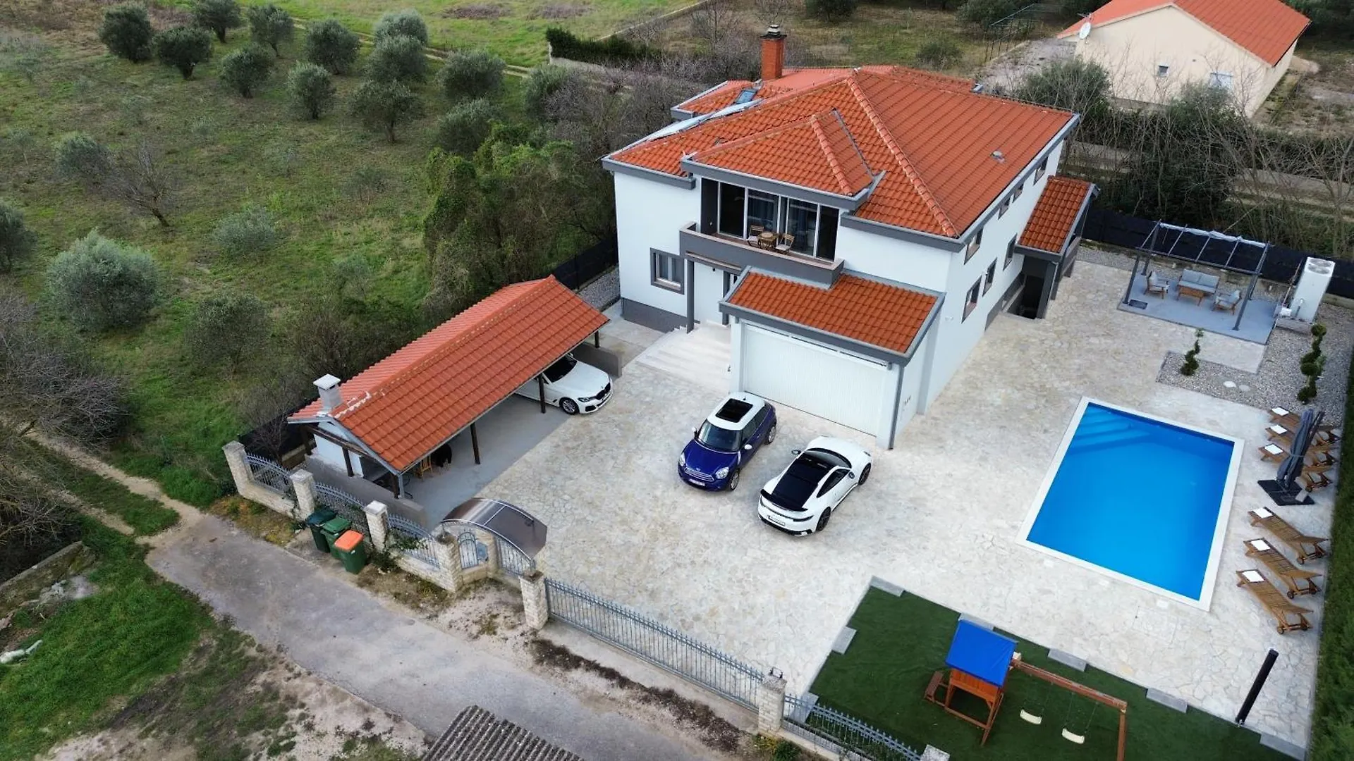 Studio Apartment With Pool, Airport Zadar Donji Zemunik Hırvatistan