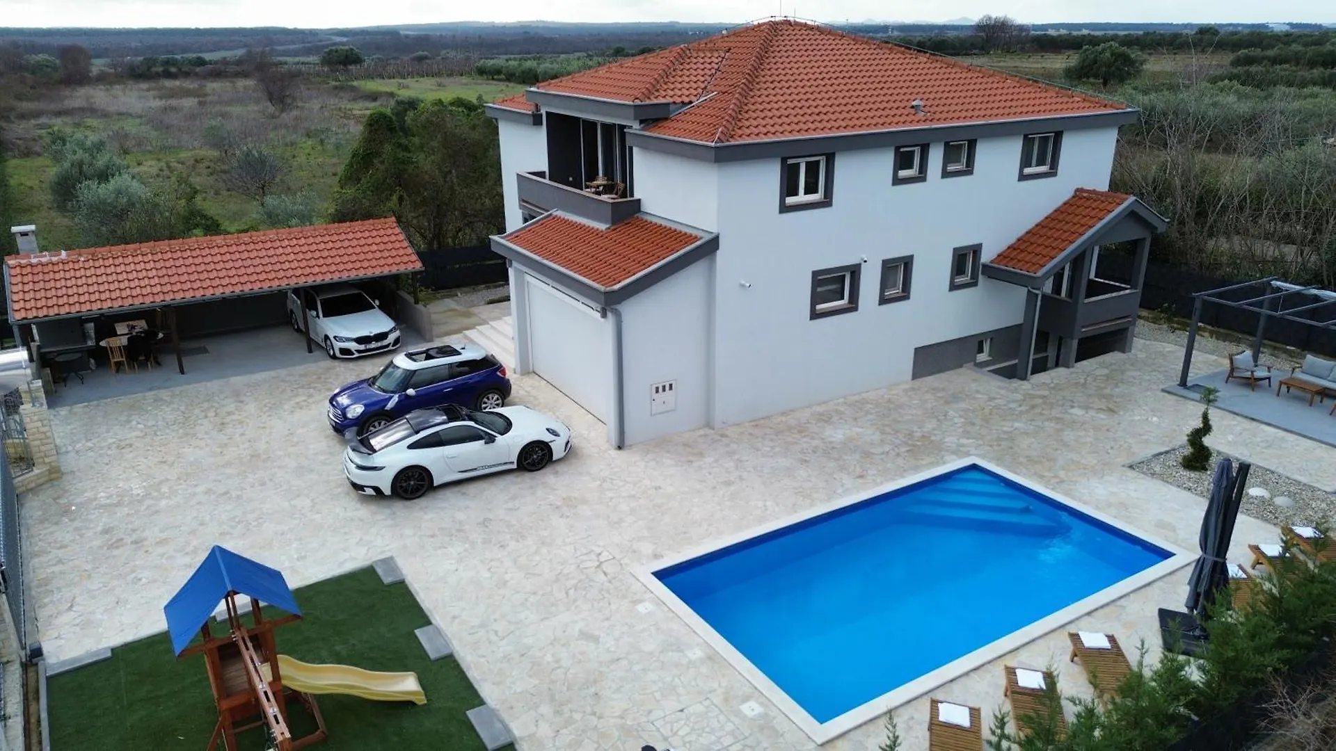Studio Apartment With Pool, Airport Zadar Donji Zemunik 0*,  Hırvatistan